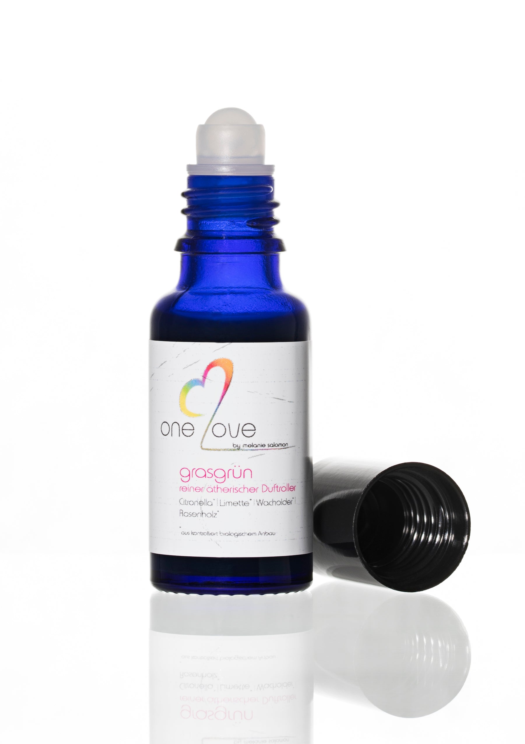 grasgrün gold duftroller